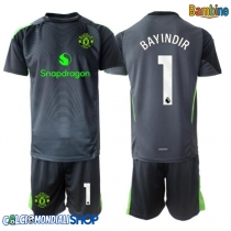 Maglie da calcio Manchester United Altay Bayindir #1 Portiere Seconda Maglia Bambino 2025-26 Manica Corta + Pantaloni corti)